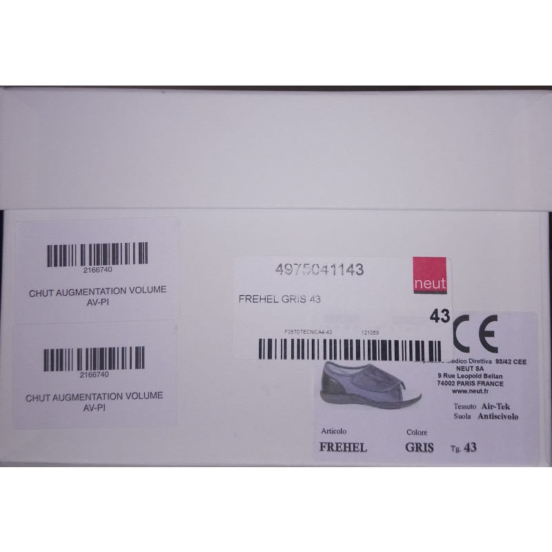 CHUT NEUT Frehel gris 43