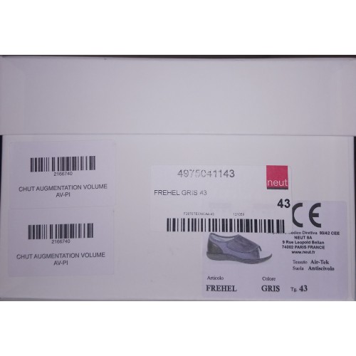 CHUT NEUT Frehel gris 43