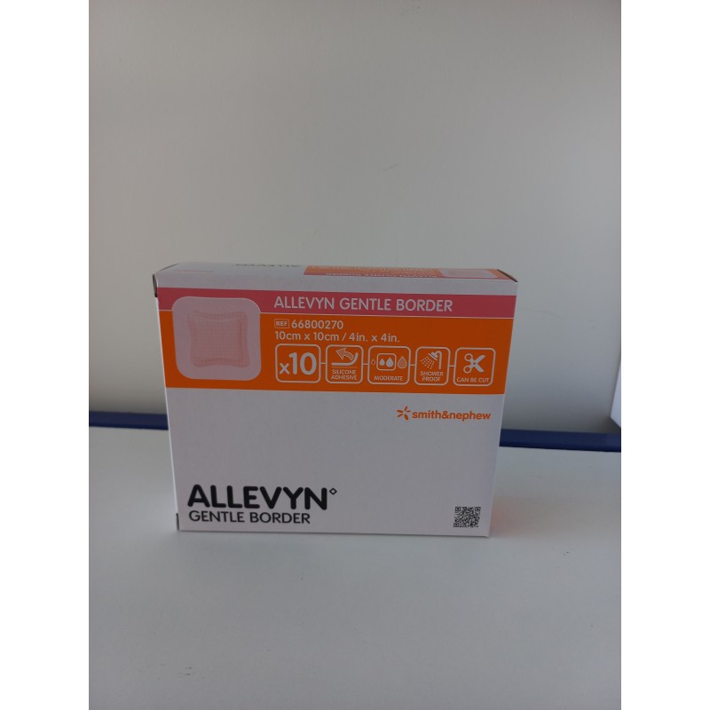 Pansement de mousse hydrocellulaire avec adhésif de gel siliconé