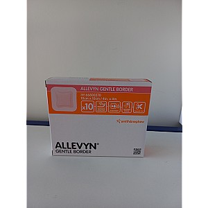 Pansement de mousse hydrocellulaire avec adhésif de gel siliconé