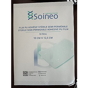 Film PU Adhésif stérile semi-perméable, boite de 50 films.